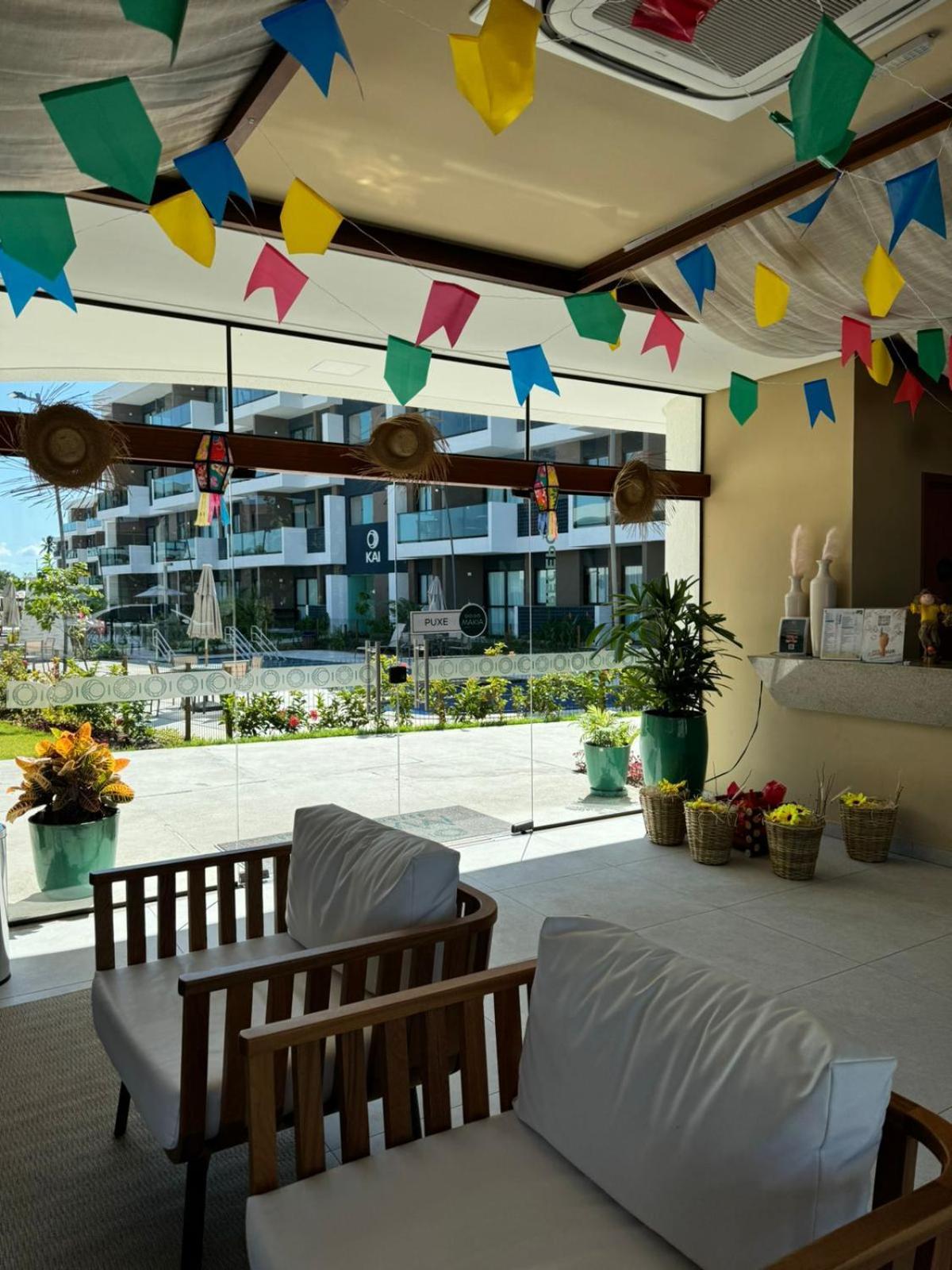 Makia Beach Experience - Novissimo Flat Porto De Galinha - Muro Alto Порту-де-Галиньяш Экстерьер фото